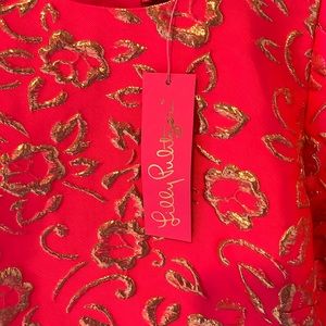 Lilly Pulitzer Brocade Top